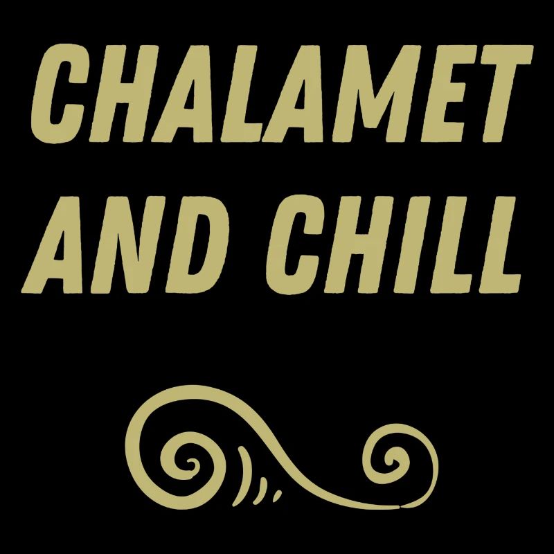 Arc doré « Chalamet and Chill », design élégant
