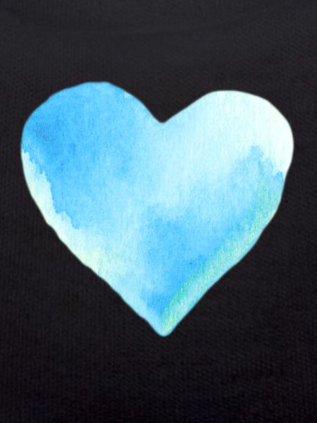 Idée cadeau Aquarelle Blue Heart