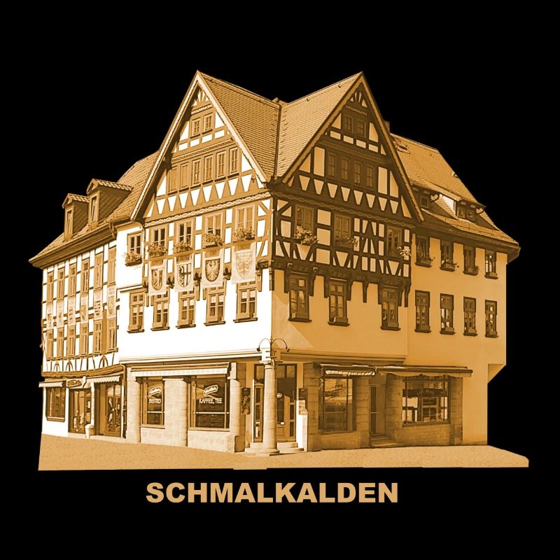 Schmalkalden Thuringia half-timbered