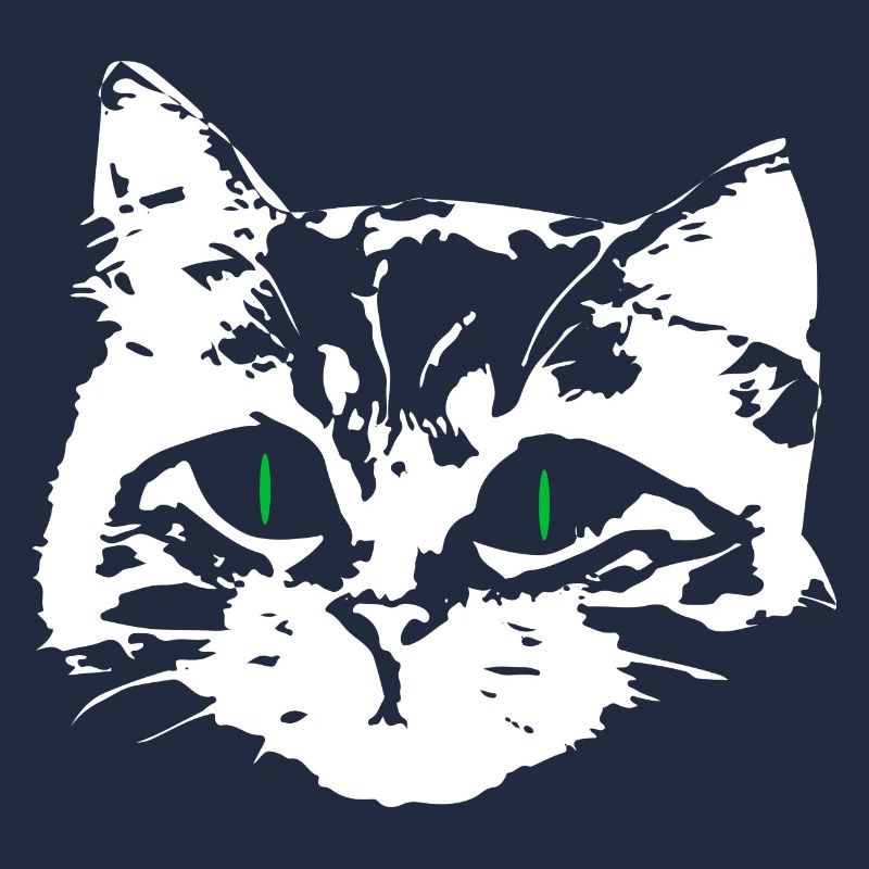Verliebte Katze im Gesicht