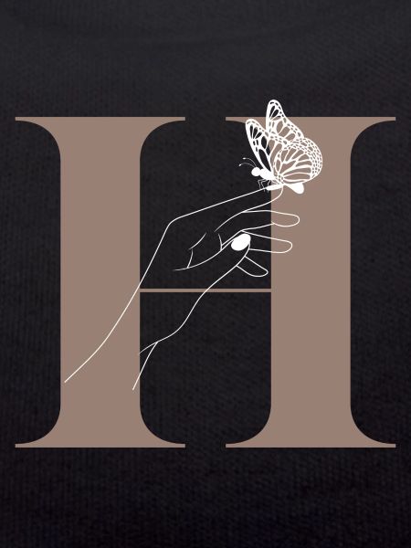 letter H Magic butterfly