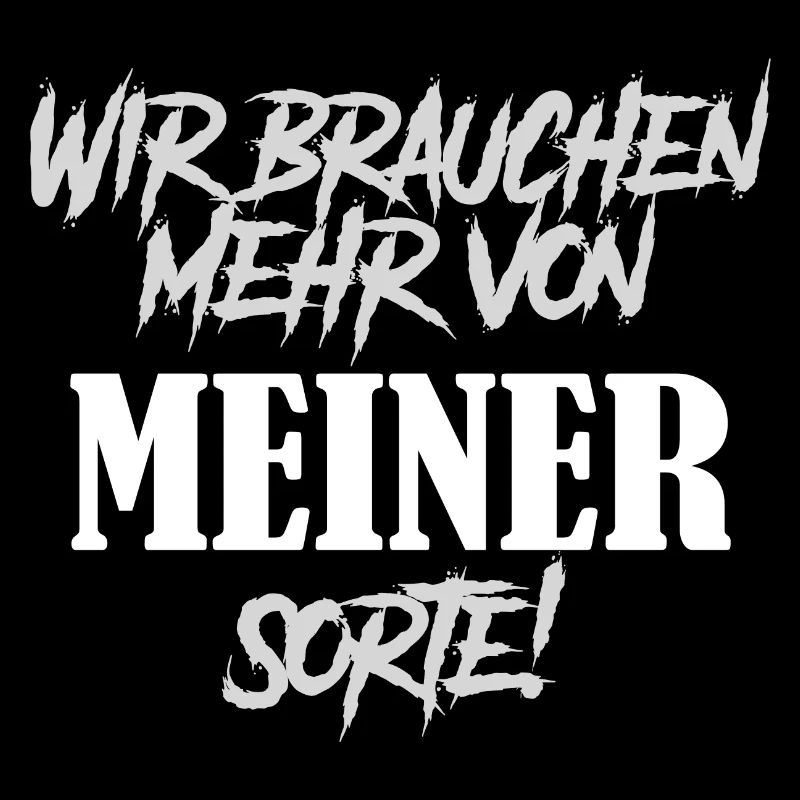 witziges Party Motiv, Spruch