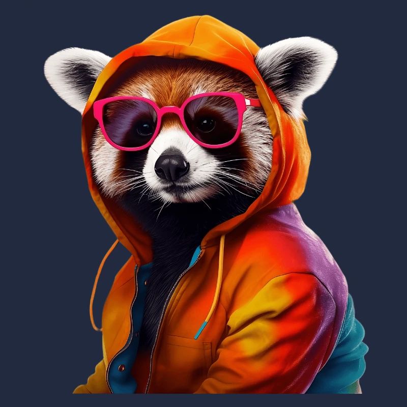 Roter Panda Katzenbär Red Panda Sonnenbrille