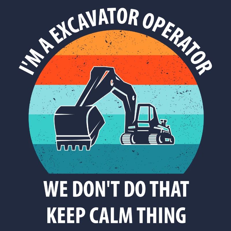 Bagger Baggerfahrer Baggerwagen