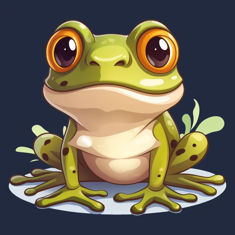 Grenouille Logo mignon