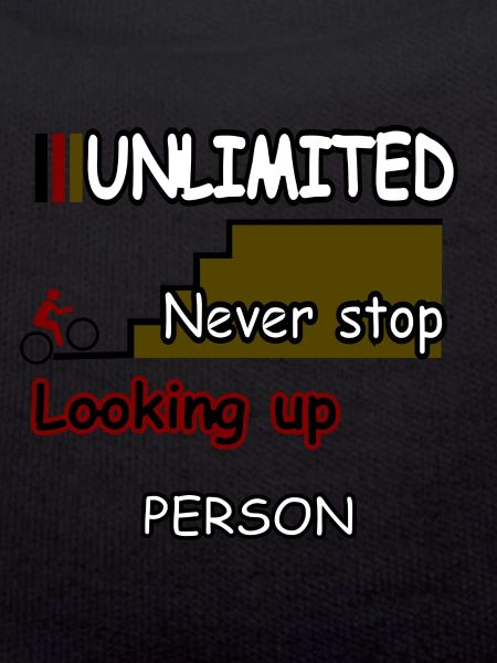 Never stop Looking up