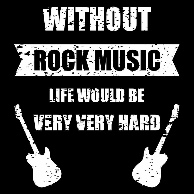 Without Rock Musik Shirt Geschenk