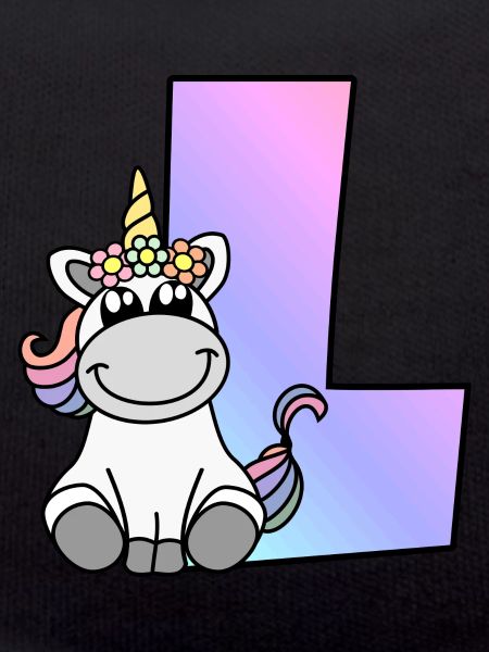 Einhorn Buchstabe L