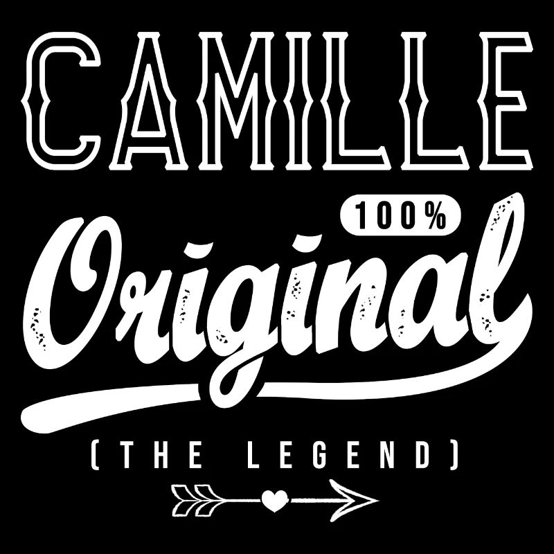 name CAMILLE custom t shirt name