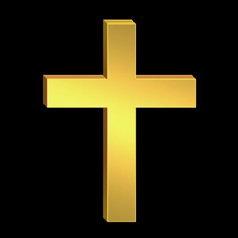 Croix d'or 3D