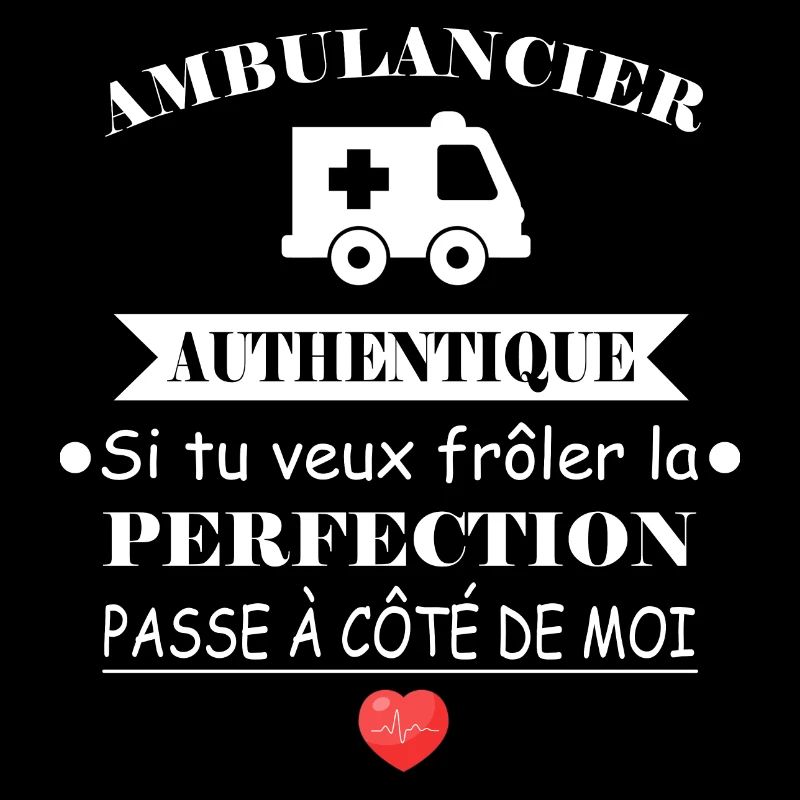 Ambulancier authentique t-shirt ambulance cadeau