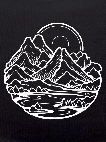 Mountains Landscape Illustration