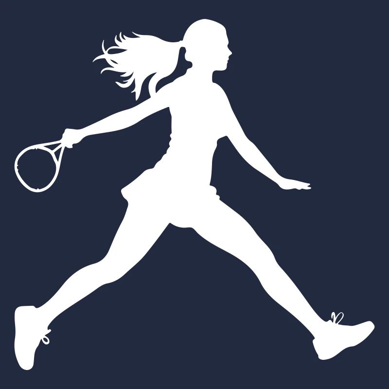 Tennis Player Silhouette