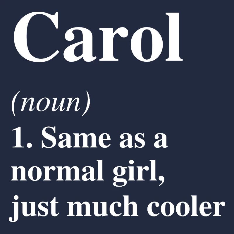Carol Définition Cool Nom Dire Cadeau