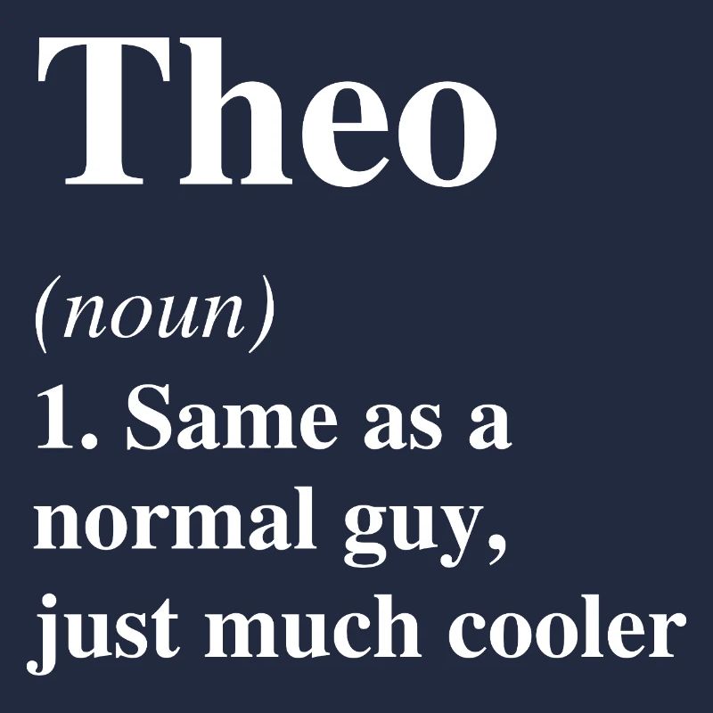 Theo Definition Cooler Name Spruch Geschenk