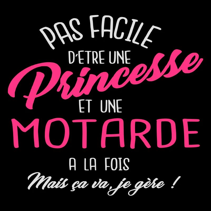 Princesse et motarde