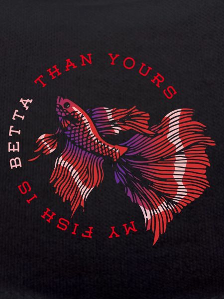 Betta Splendens Kampffisch Labyrinthfisch Spruch