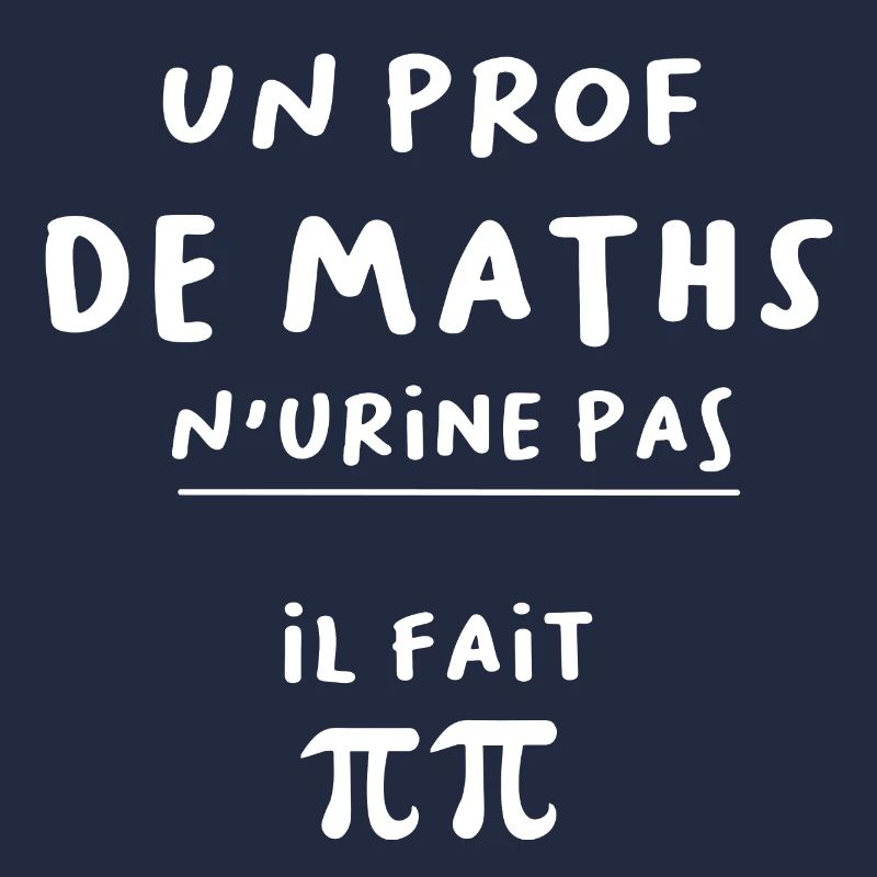 Idée cadeau humour jeu de mots prof de maths