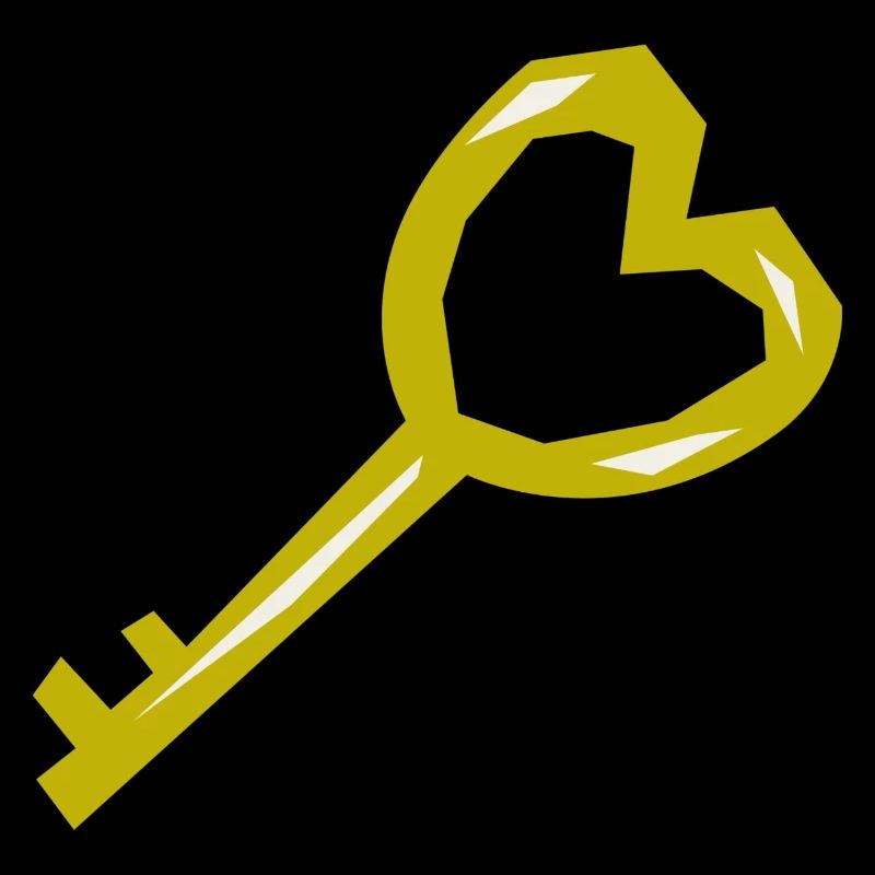 Cool Key Gold Medieval Treasure Chest Pirate