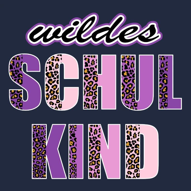 Wildes Schulkind Einschulung Leopard