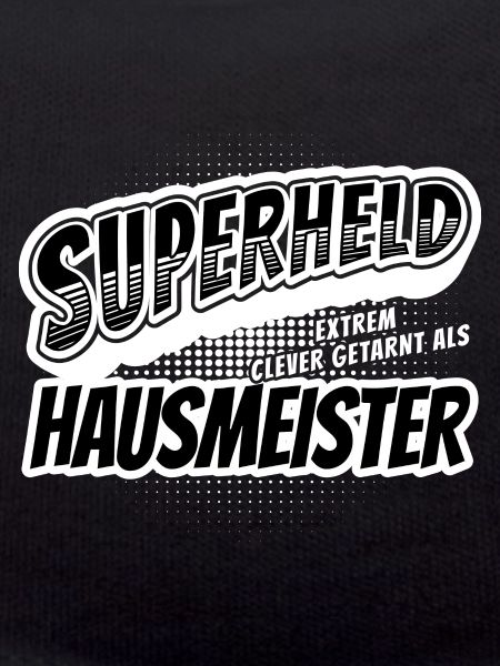 Superheld, clever getarnt als Hausmeister
