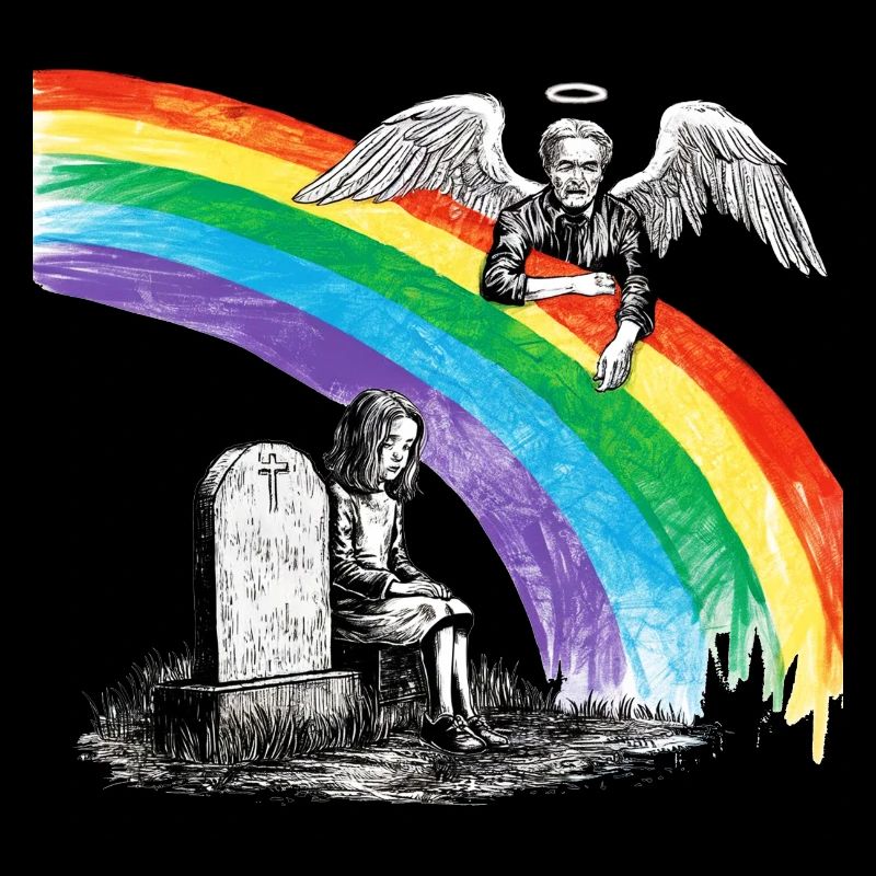 Daughter Dad Mourning Angel