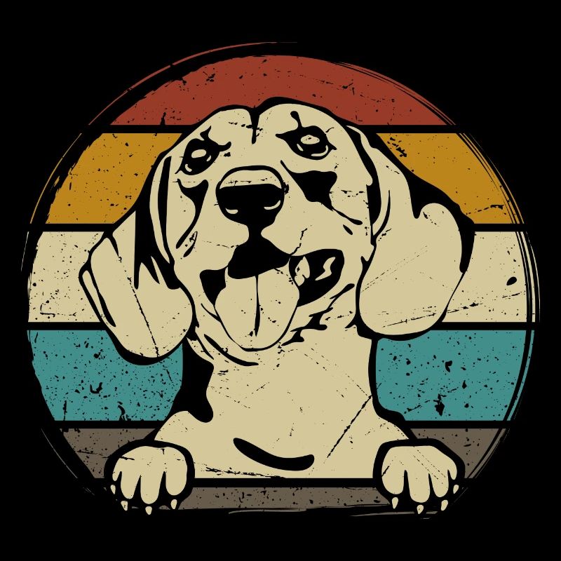 Dachshund Breed Dachshund 70s 80s retro