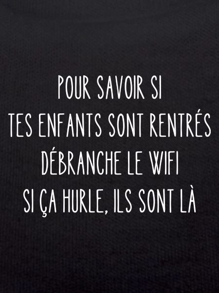 débranche le wifi