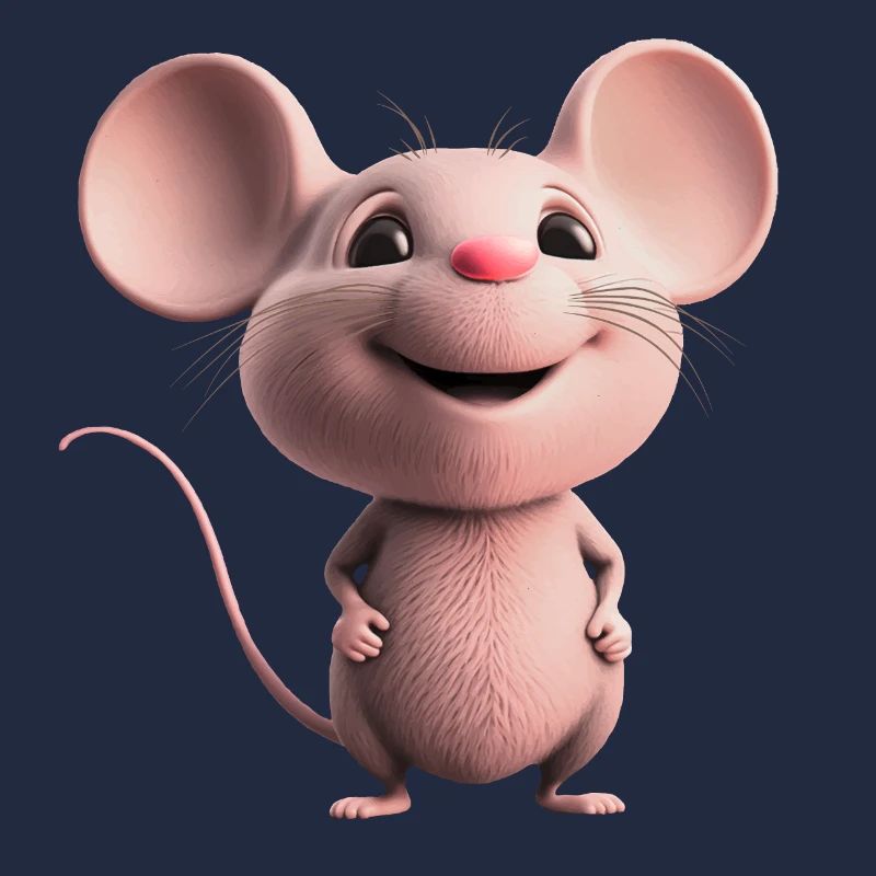 douce souris heureuse