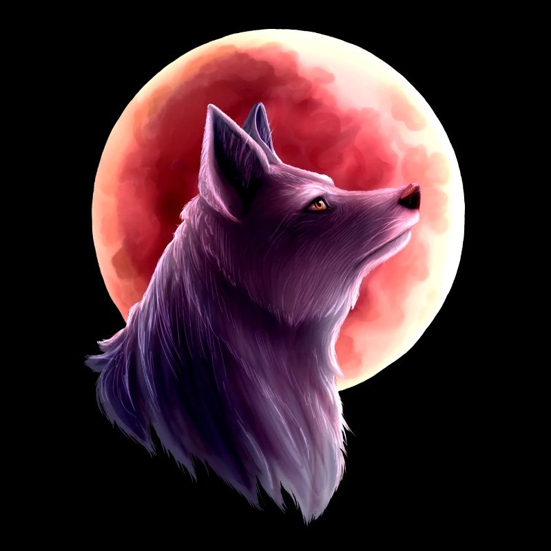 Wolf und Blutmond 2