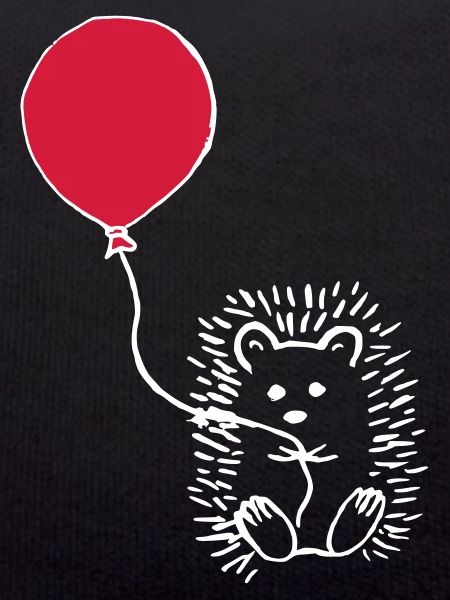 Igel mit Ballon