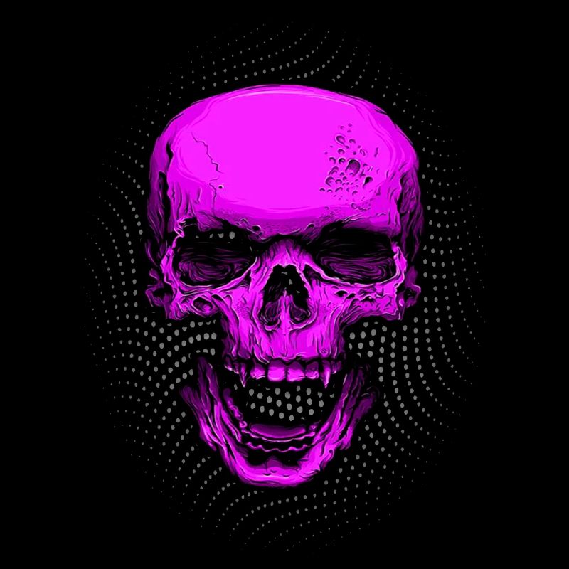 Pink skull
