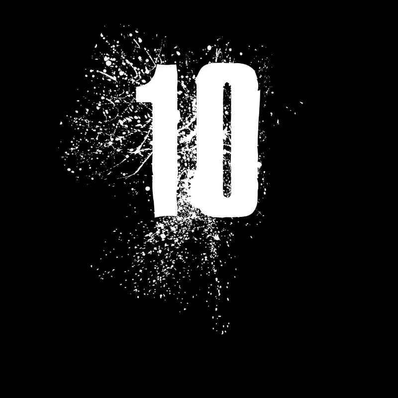 10 Zehn Geburtstag