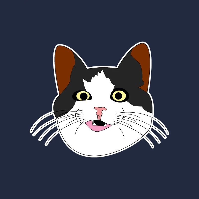 Chat tête de chat