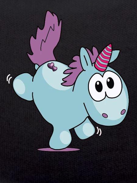 Einhorn im Handstand
