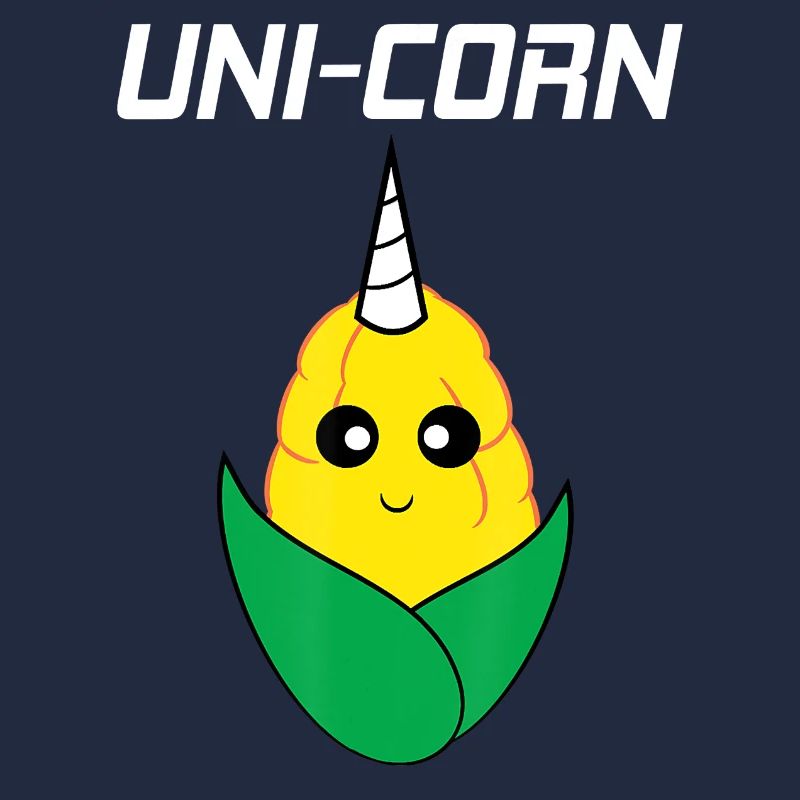 Uni Corn Corn on the Cob Einhorn