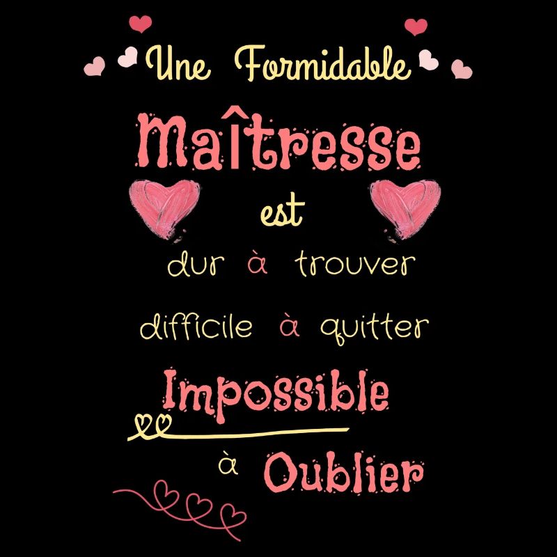 Une formidable maîtresse, remercie ta maîtresse