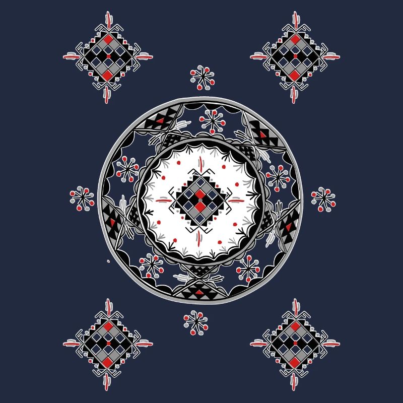 Kabyle pottery pattern