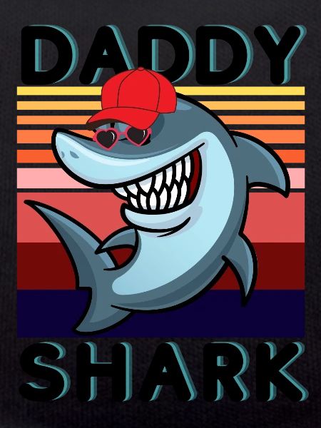 Retro Daddy Shark