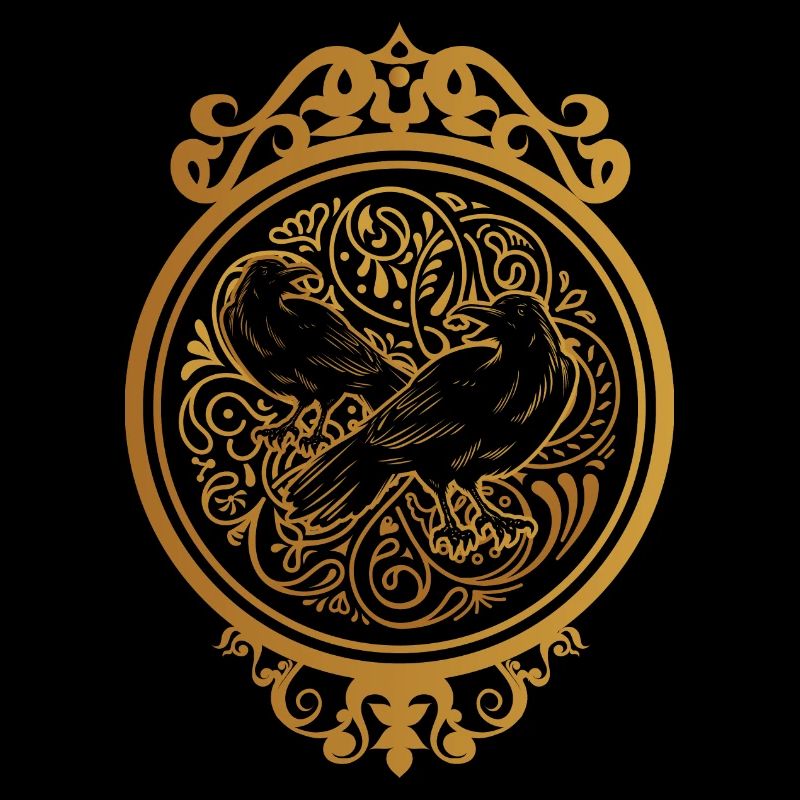 Hugin & Munin gold by the Manzanita´s
