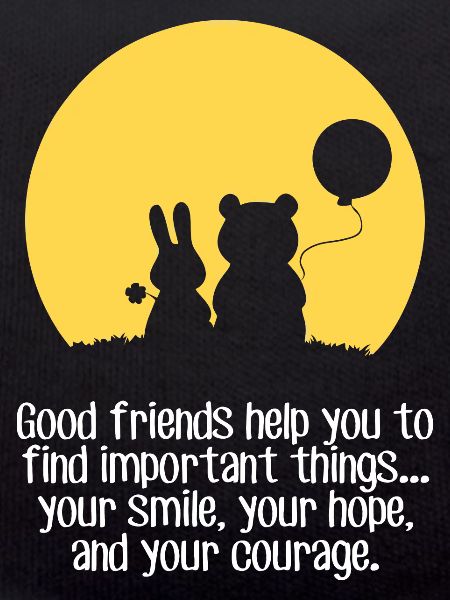 Smile, hope, courage