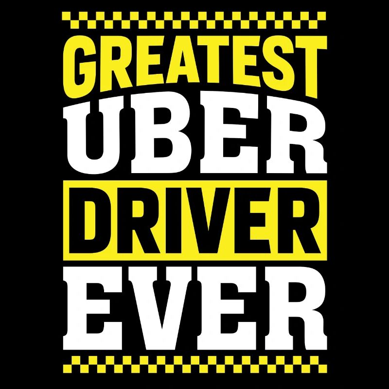 Great Uber driver motif