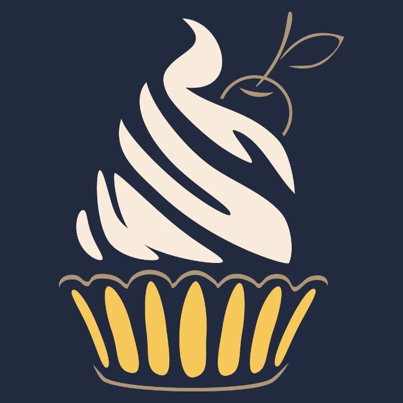 Stilisierter Cupcake