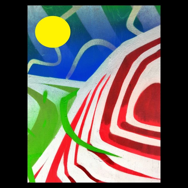 graffiti landscape sunny