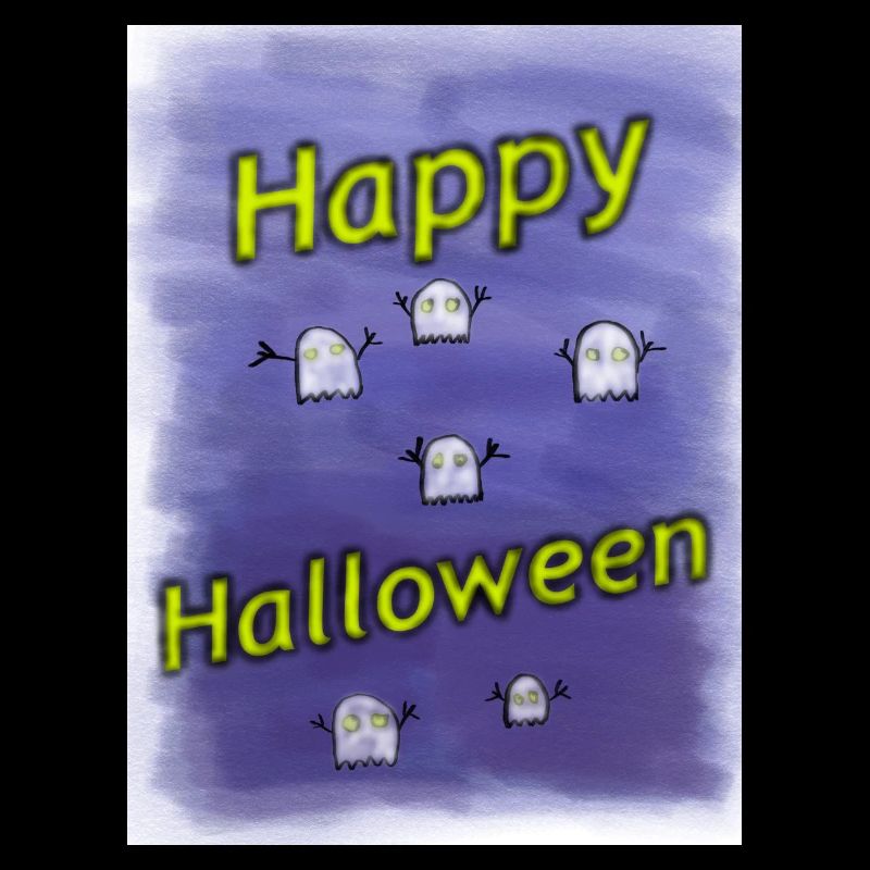 Happy Halloween mit Geistern