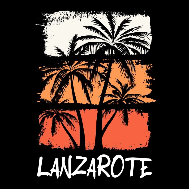 Lanzarote Summer Sun Beach Sea Palms Holiday