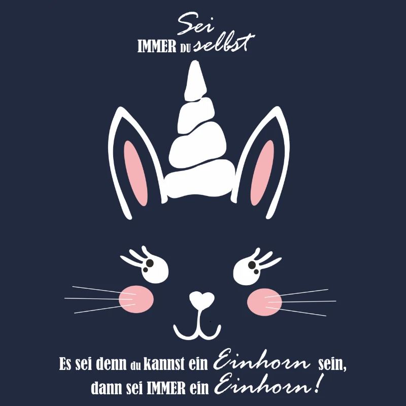 Hase oder Einhorn, oder ein Mischling -Unicorn