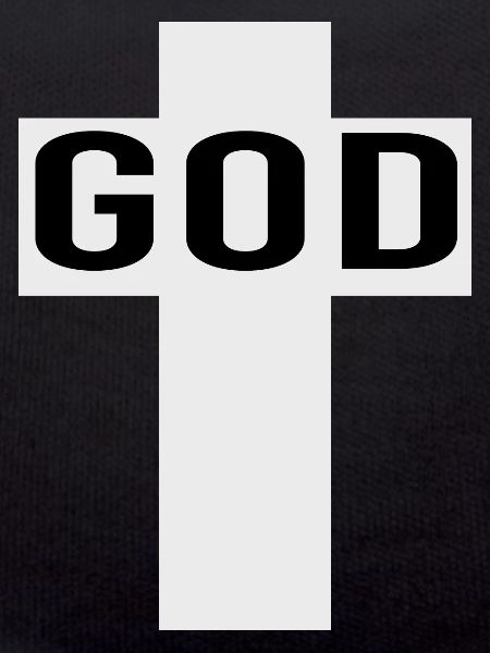 GOD white cross