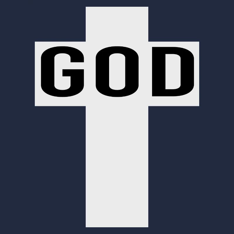 GOD croix blanche