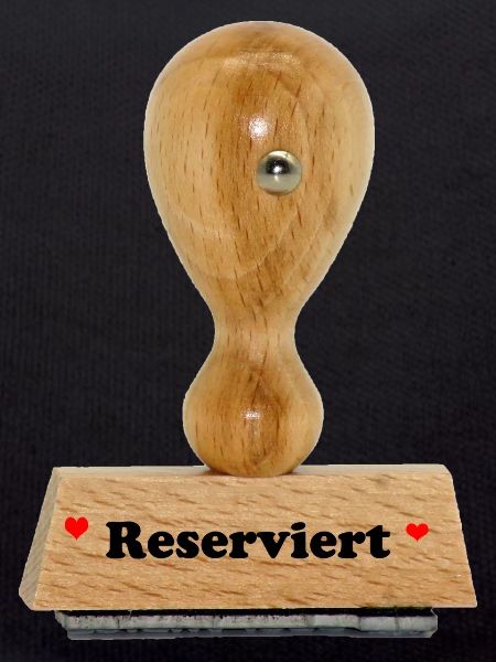 Reserviert Stempel